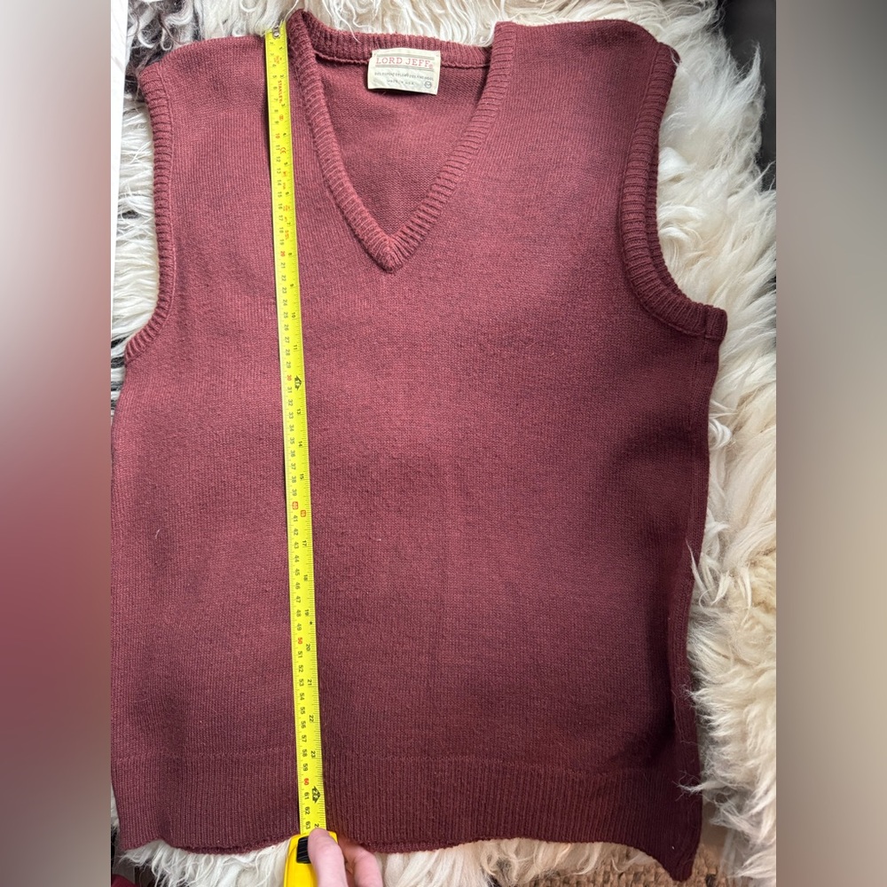 Vintage Lord Jeff Sweater Vest | Orlon Wool Blend | Made in USA
